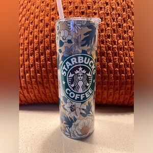 NWOT Starbucks Floral Tumbler 20oz